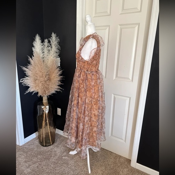 EN SAISON La Raque Midi Dress in Marigold Multi
size Small - Picture 9 of 12